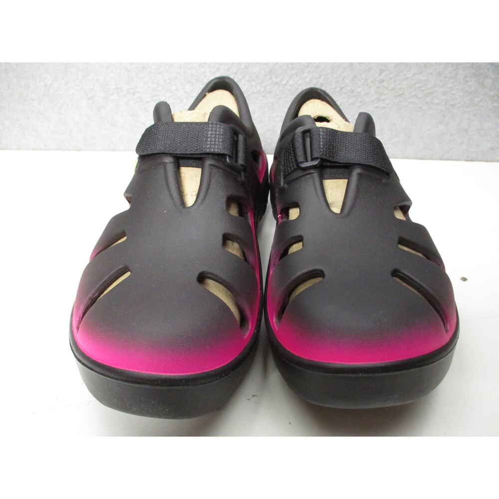 Oofos Oocandoo Womens Sz 10 Recovery Shoes Sandals Pink Black - Picture 3 of 7